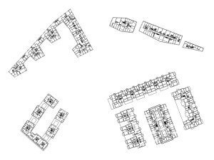 Grundrisse Wohnungsbau Typologie